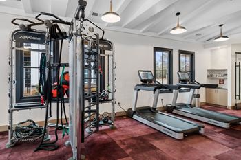 Equipped fitness center